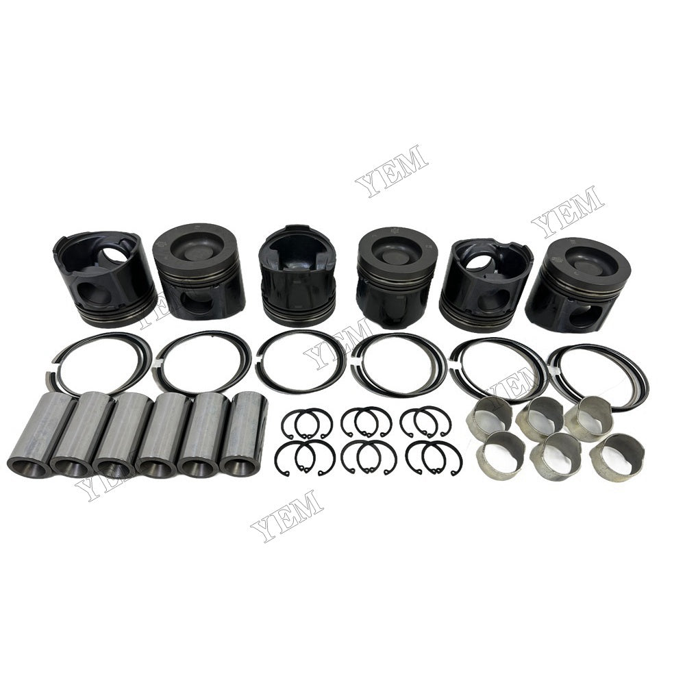 YEM Parts For Volvo Piston and Ring set D6D Engine Spare Parts For Volvo