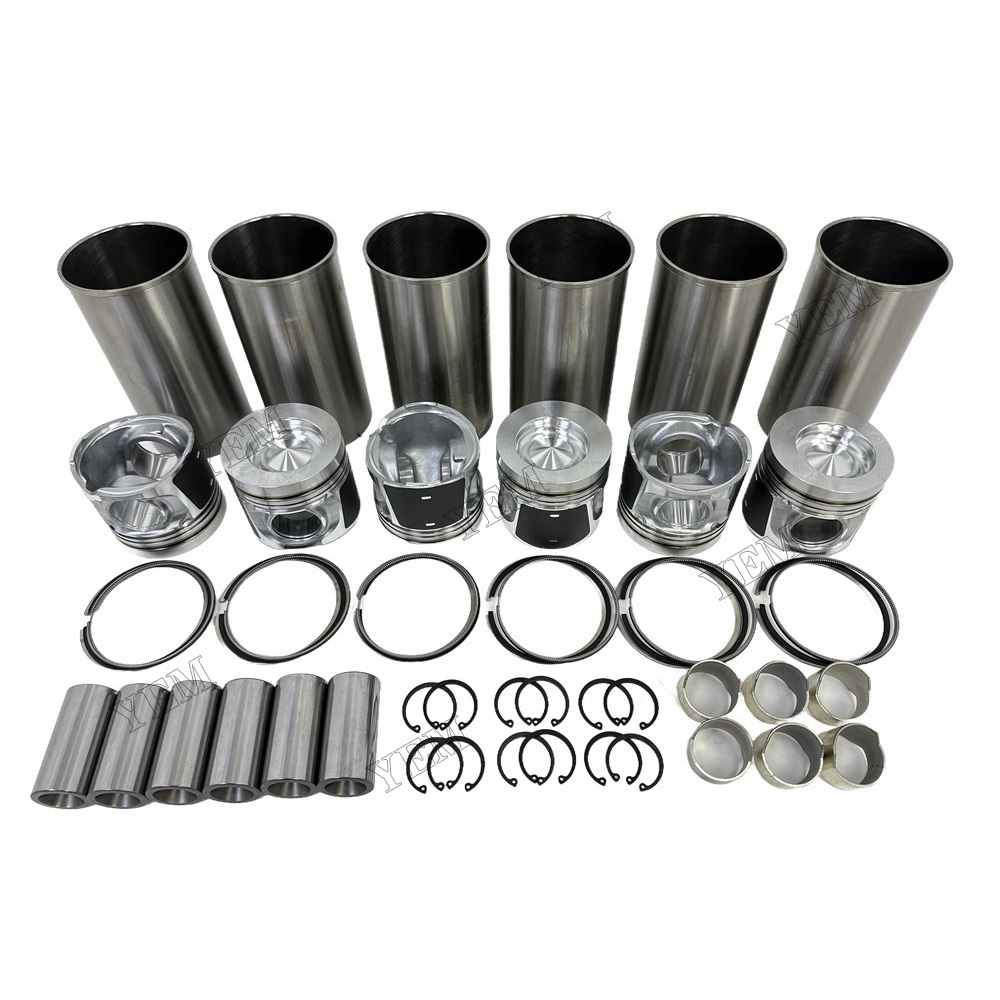 YEM Parts high quality D6E Cylinder Liner Kit For Volvo D6E Truck Excavator Engine For Volvo