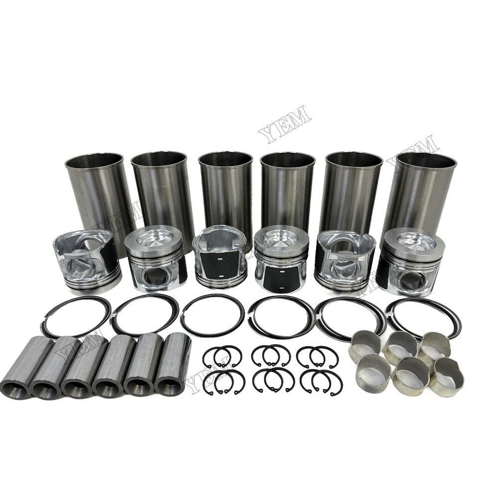 YEM Parts high quality D6E Cylinder Liner Kit For Volvo D6E Truck Excavator Engine For Volvo