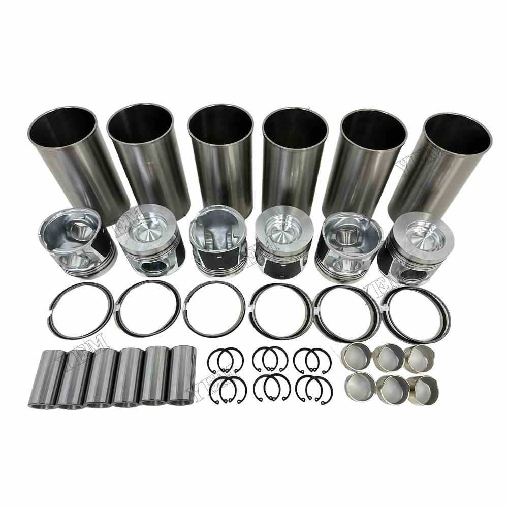 YEM Parts high quality D6E Cylinder Liner Kit For Volvo D6E Truck Excavator Engine For Volvo