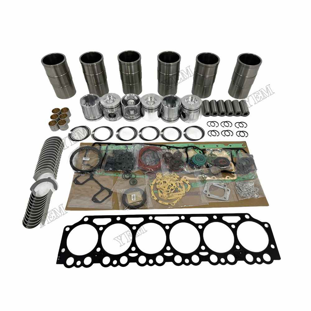 YEM Parts D7D Overhaul Rebuild Kit With Gasket Set Bearing For Volvo D7D Engine