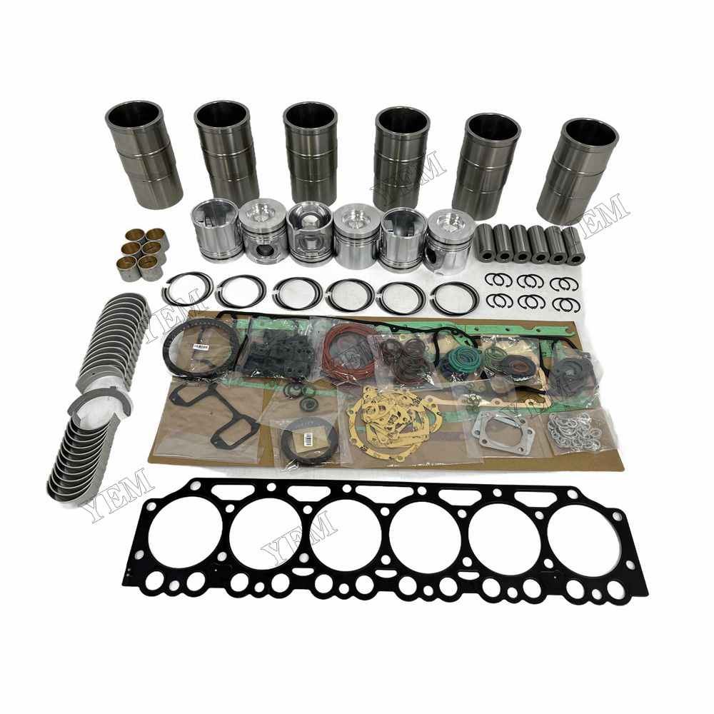 YEM Parts D7D Overhaul Rebuild Kit With Gasket Set Bearing For Volvo D7D Engine For Volvo