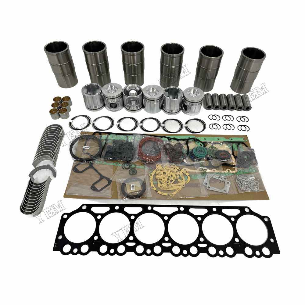 YEM Parts D7D Overhaul Rebuild Kit With Gasket Set Bearing For Volvo D7D Engine For Volvo