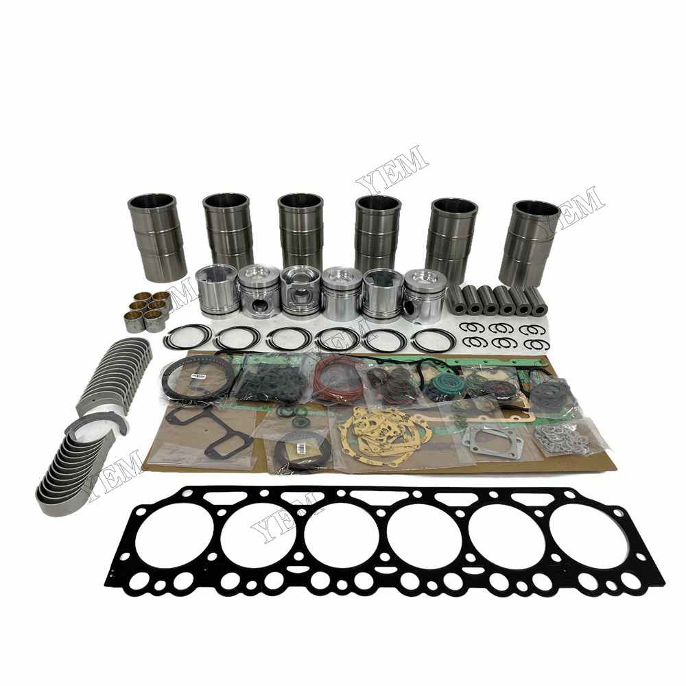 YEM Parts D7D Overhaul Rebuild Kit With Gasket Set Bearing For Volvo D7D Engine For Volvo