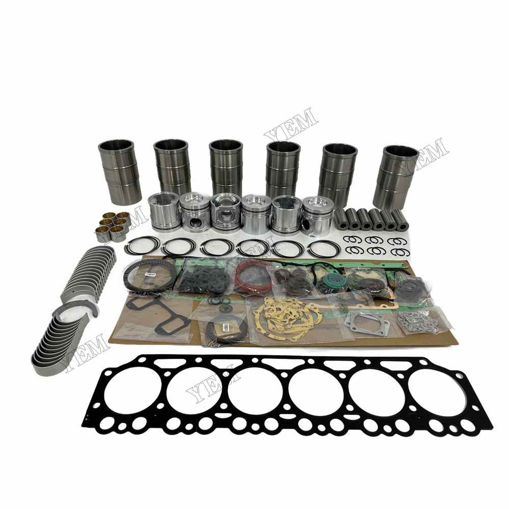 YEM Parts D7D Overhaul Rebuild Kit With Gasket Set Bearing For Volvo D7D Engine For Volvo