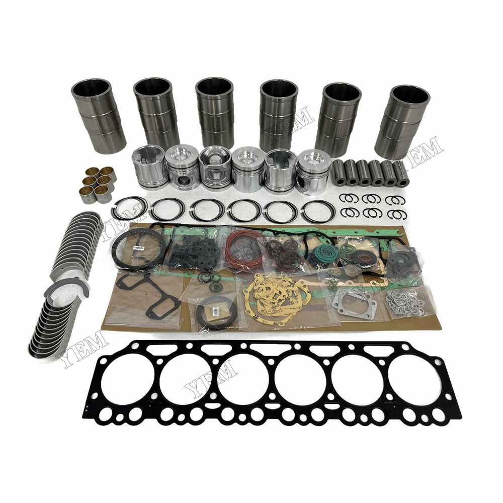 YEM Parts D7D Overhaul Rebuild Kit With Gasket Set Bearing For Volvo D7D Engine For Volvo