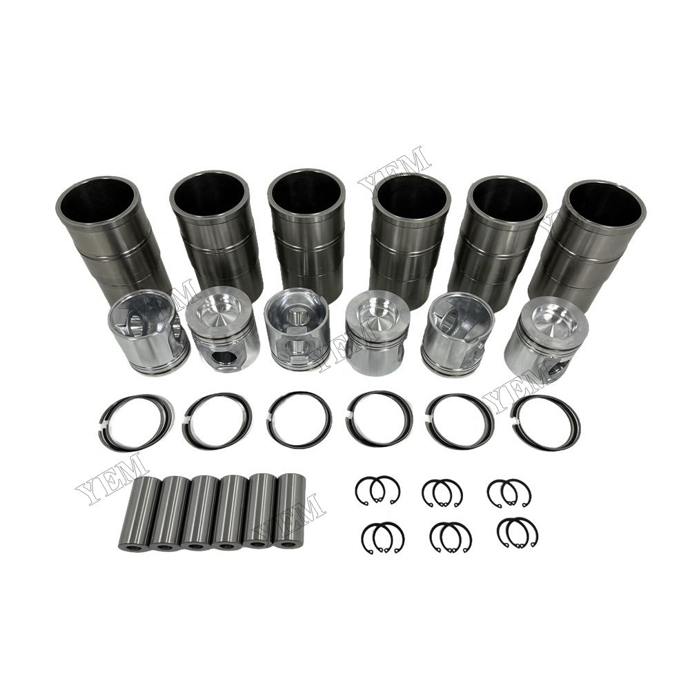 YEM Parts high quality D7E Cylinder Liner Kit For Volvo D7E Truck Excavator Engine For Volvo