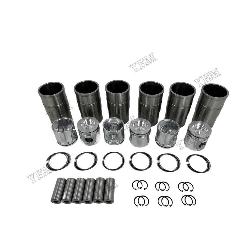 YEM Parts high quality D7E Cylinder Liner Kit For Volvo D7E Truck Excavator Engine For Volvo