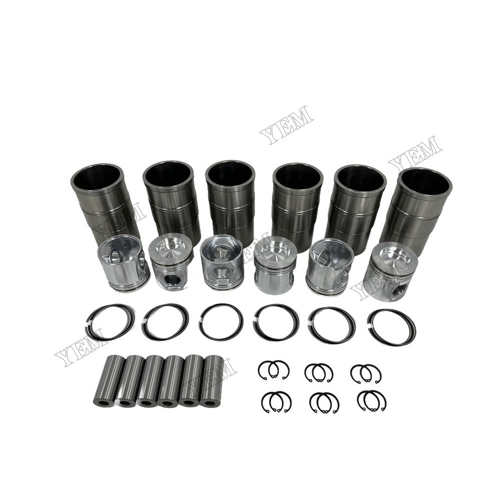 YEM Parts high quality D7E Cylinder Liner Kit For Volvo D7E Truck Excavator Engine For Volvo