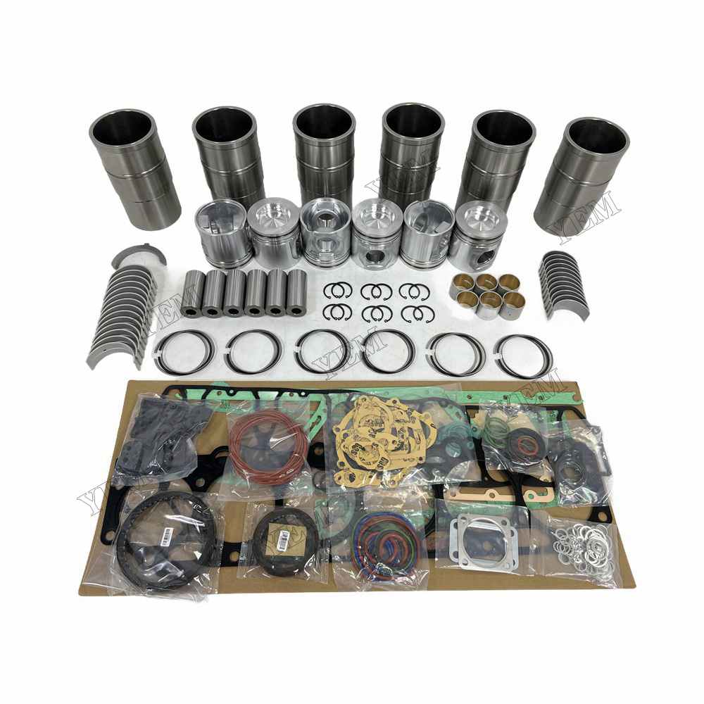 YEM Parts D7E Overhaul Rebuild Kit With Gasket Set Bearing For Volvo D7E Engine