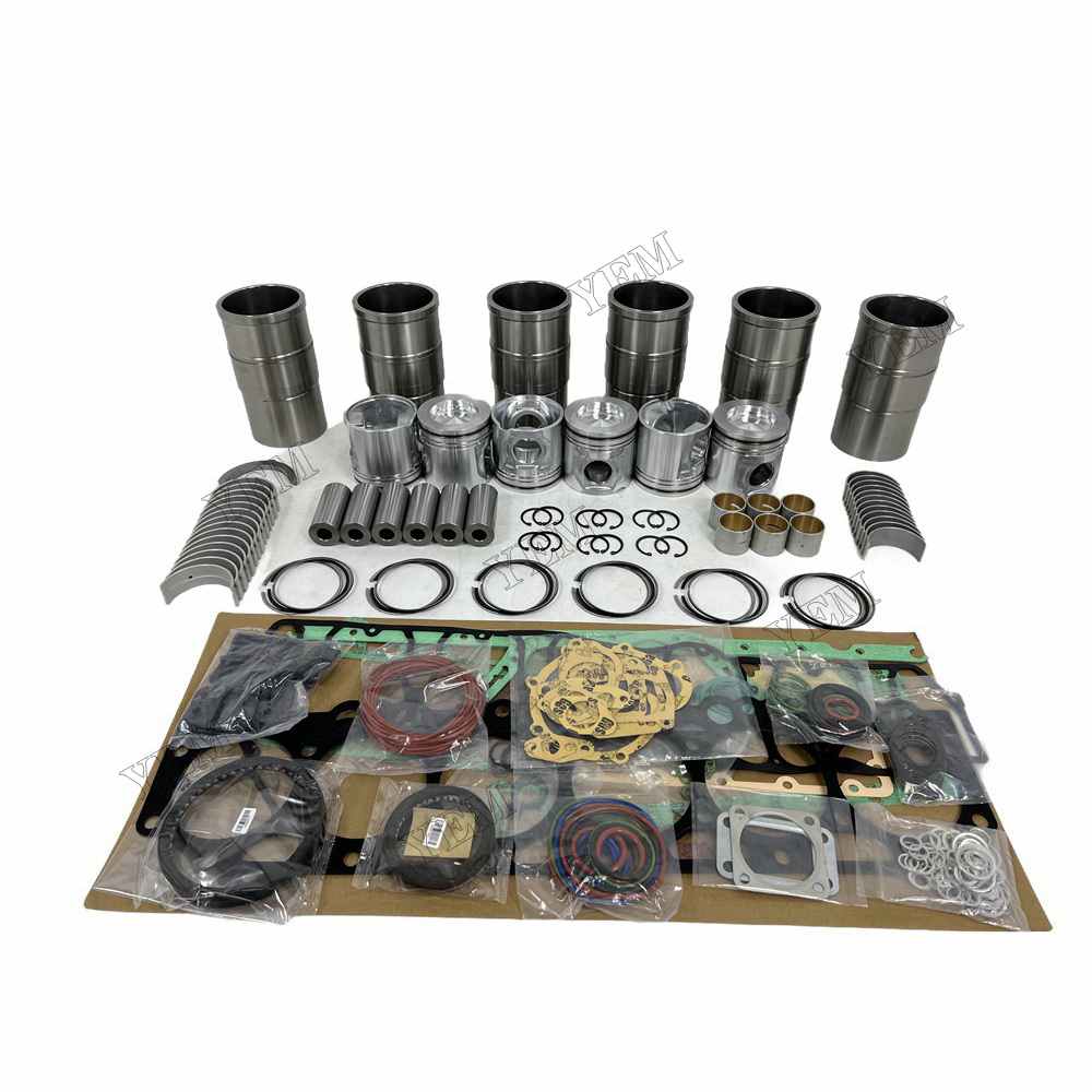 YEM Parts D7E Overhaul Rebuild Kit With Gasket Set Bearing For Volvo D7E Engine