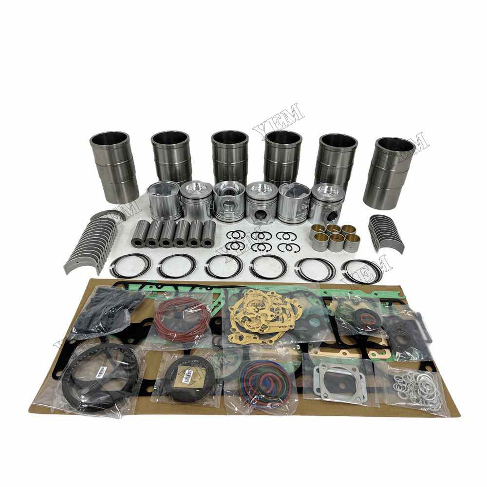 YEM Parts D7E Overhaul Rebuild Kit With Gasket Set Bearing For Volvo D7E Engine
