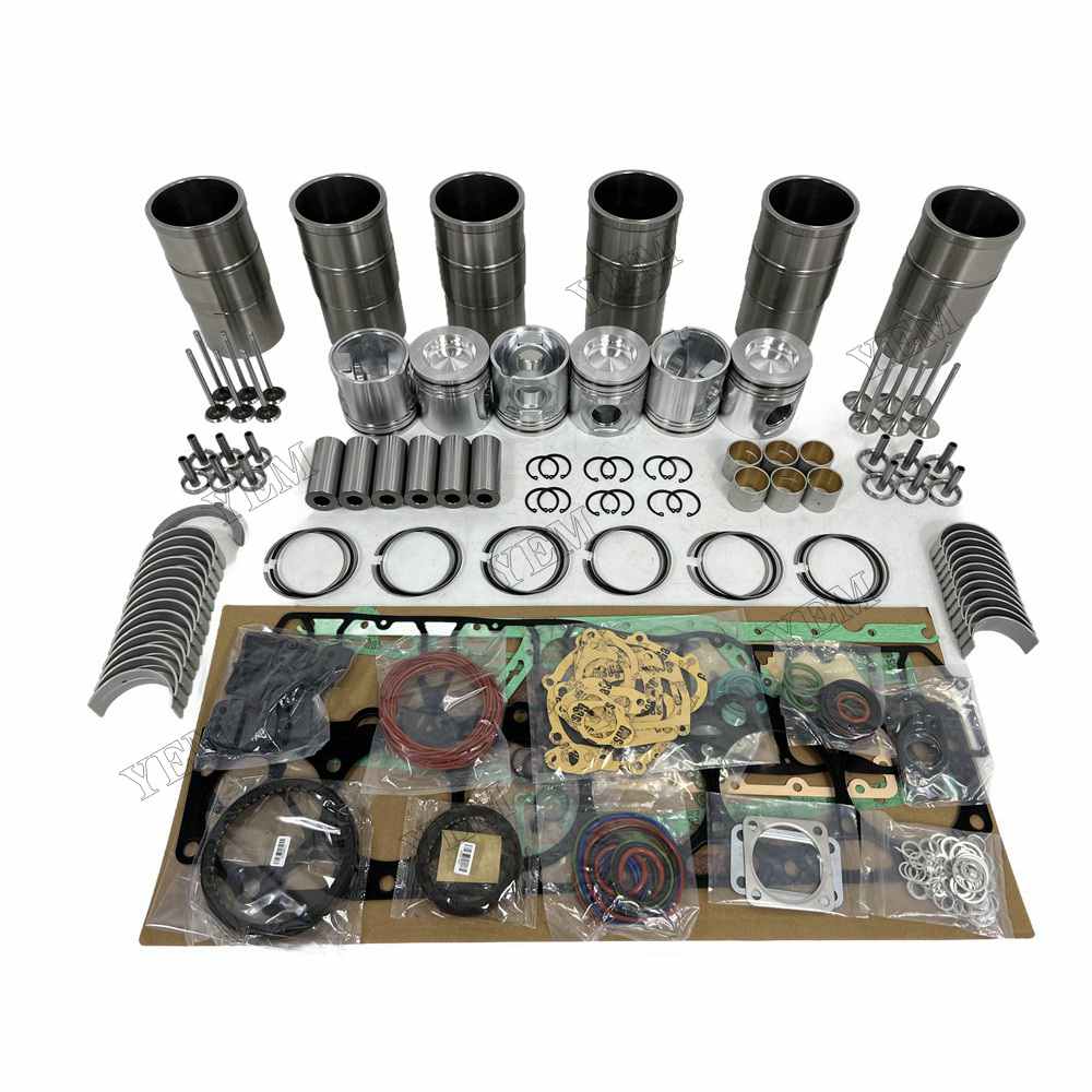 YEM Parts D7E Overhaul Rebuild Kit With Gasket Set Bearing-Valve Train For Volvo