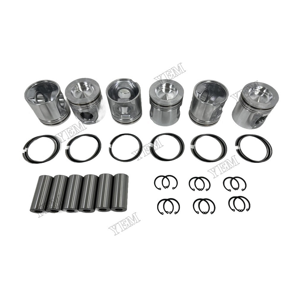YEM Parts For Volvo Piston and Ring set D7E Engine Spare Parts EC240CL excavator