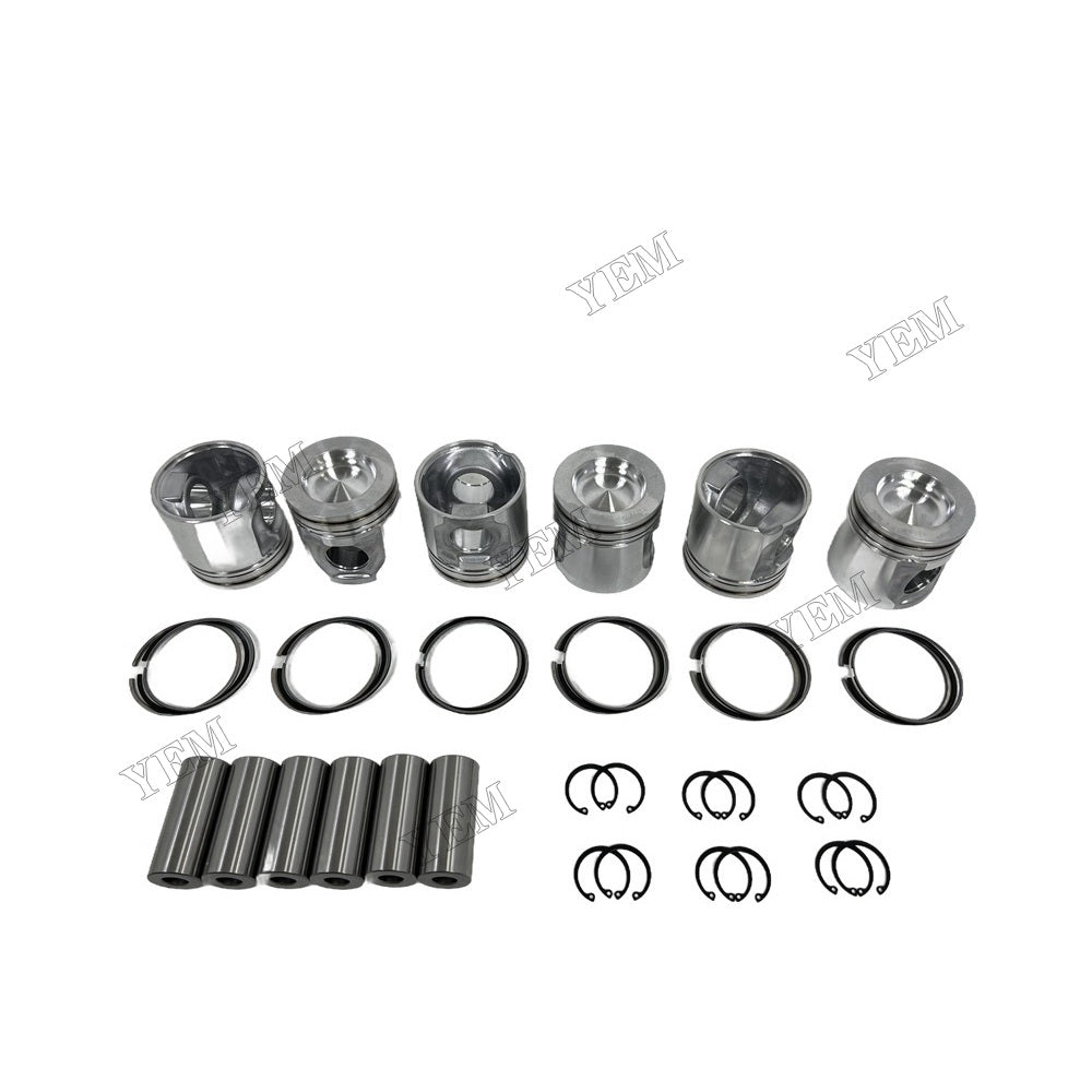 YEM Parts For Volvo Piston and Ring set D7E Engine Spare Parts EC240CL excavator For Volvo