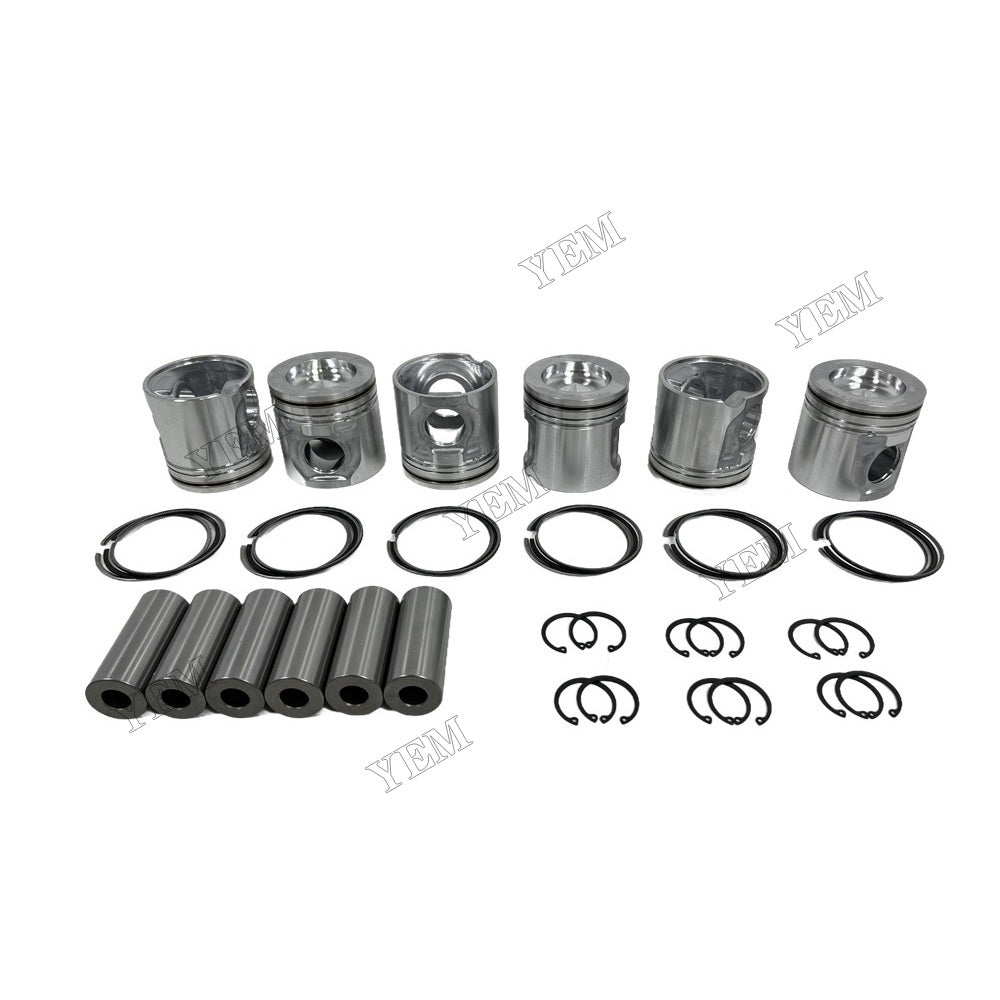 YEM Parts For Volvo Piston and Ring set D7E Engine Spare Parts EC240CL excavator For Volvo
