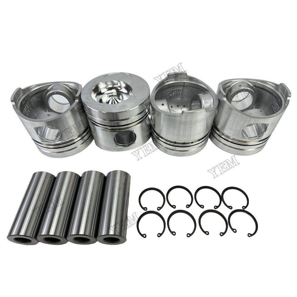 YEM Parts 4PCS For YUNNEI Piston + pin clip YN38GBZ Engine Spare Parts