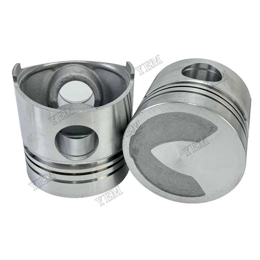 YEM Parts 4PCS For Weichai Piston + pin clip K4102D Engine Spare Parts For Weichai