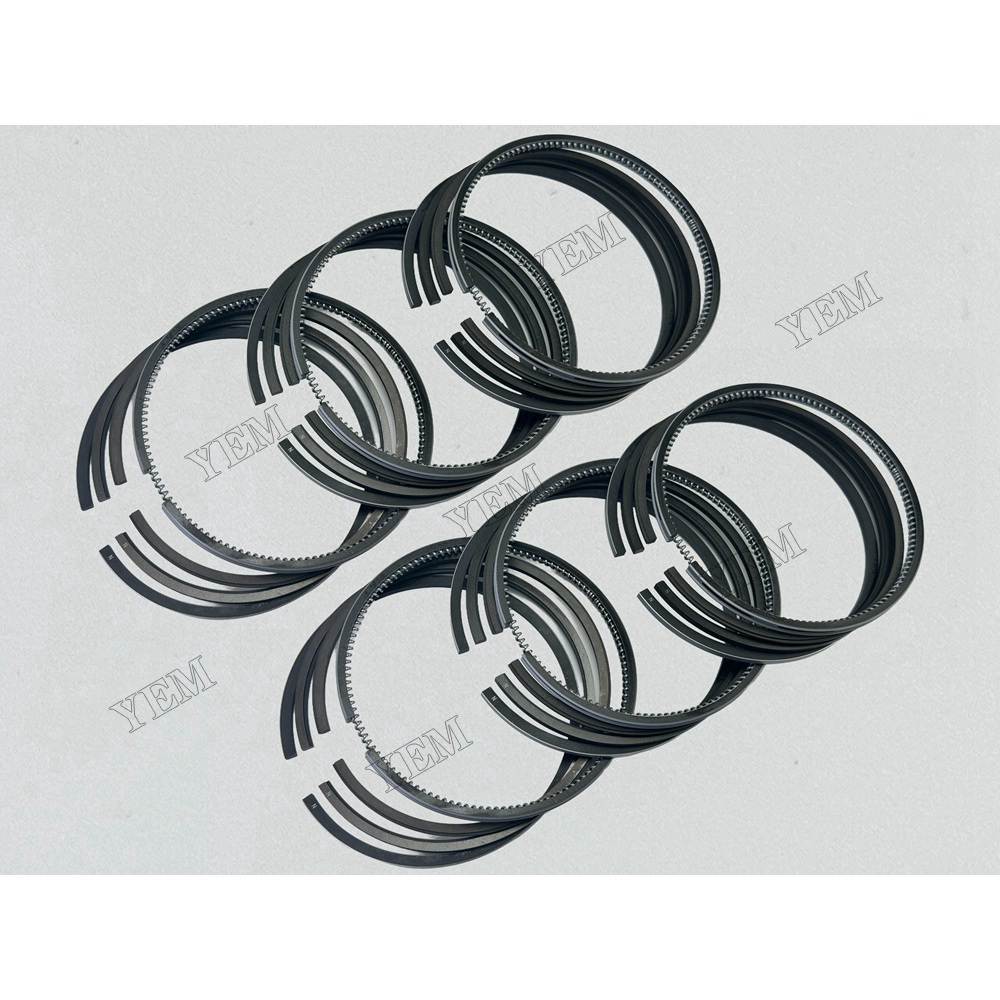 YEM Parts 6 PCS Piston Rings Set For Hino EB300 Engine Heavy-duty Truck Engine Spare Parts For Hino