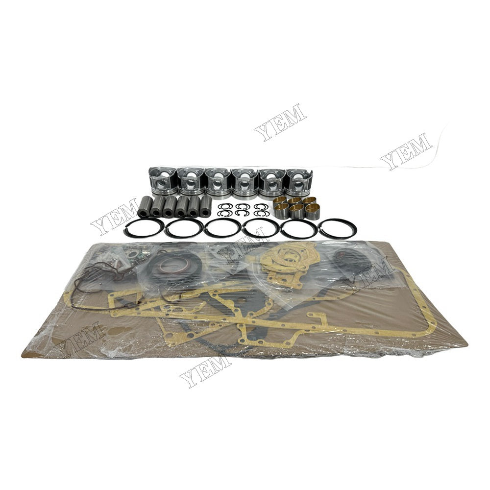 YEM Parts Piston Piston Ring Assembly Overhaul Kit For Hino W06D Engine Forklift For Hino