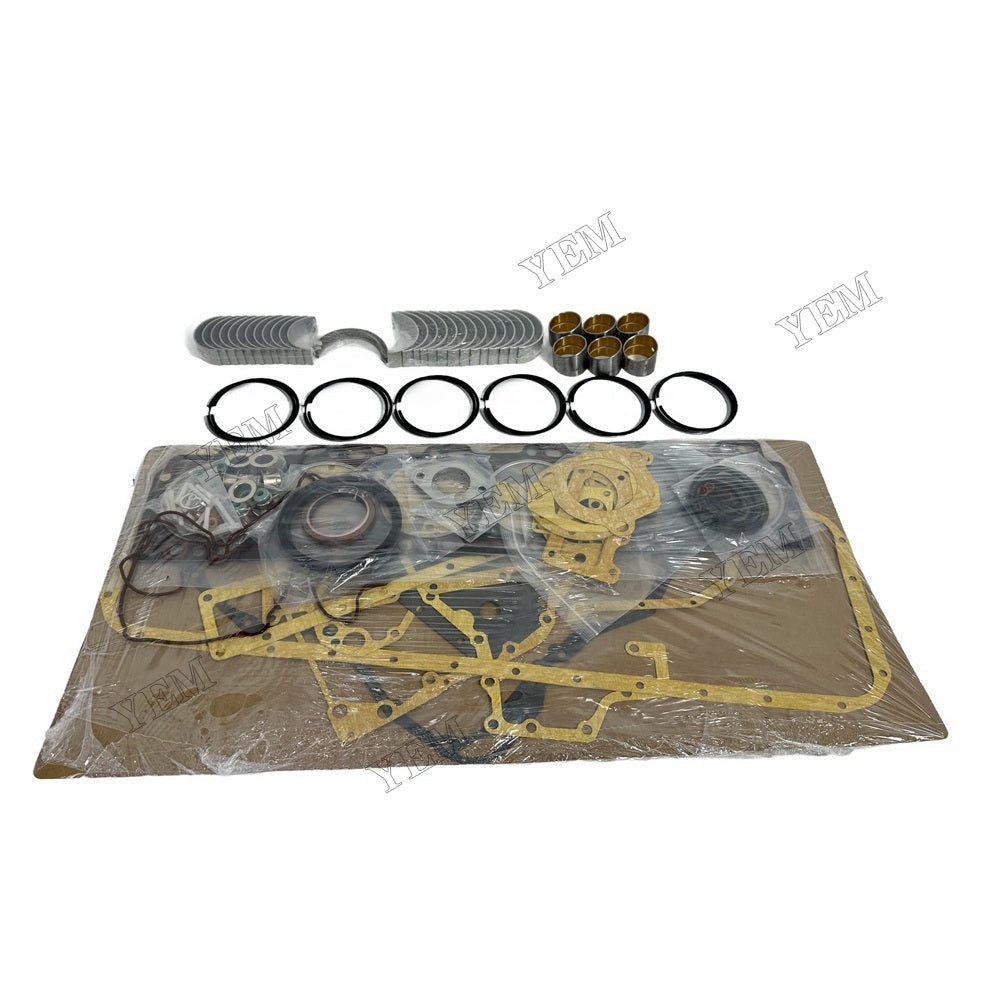YEM Parts 6PCS W06D Piston Ring Overhaul Kit Thrust Washers For Hino GDP70HC Forklift For Hino