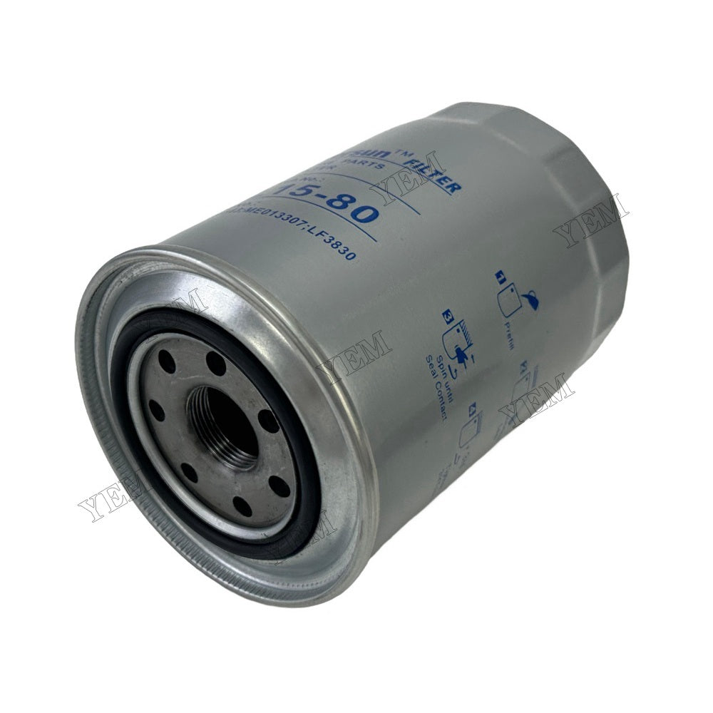 YEM Parts LF3830 LF15-80 Oil Filter For Mitsubishi 4M50 Engine Industrial Engine