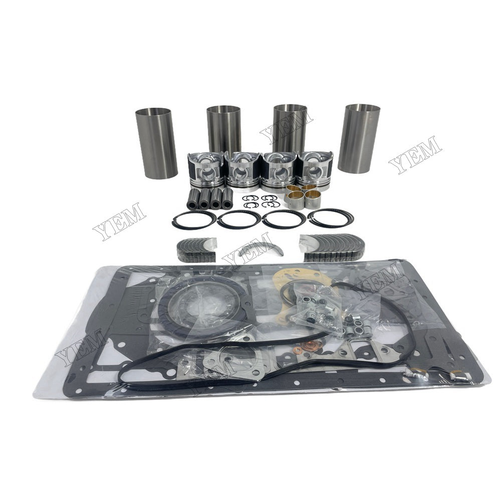 YEM Parts 4 PCS Overhaul Rebuild Kit With Gasket Set Bearing For Mitsubishi D04F Engine For Mitsubishi