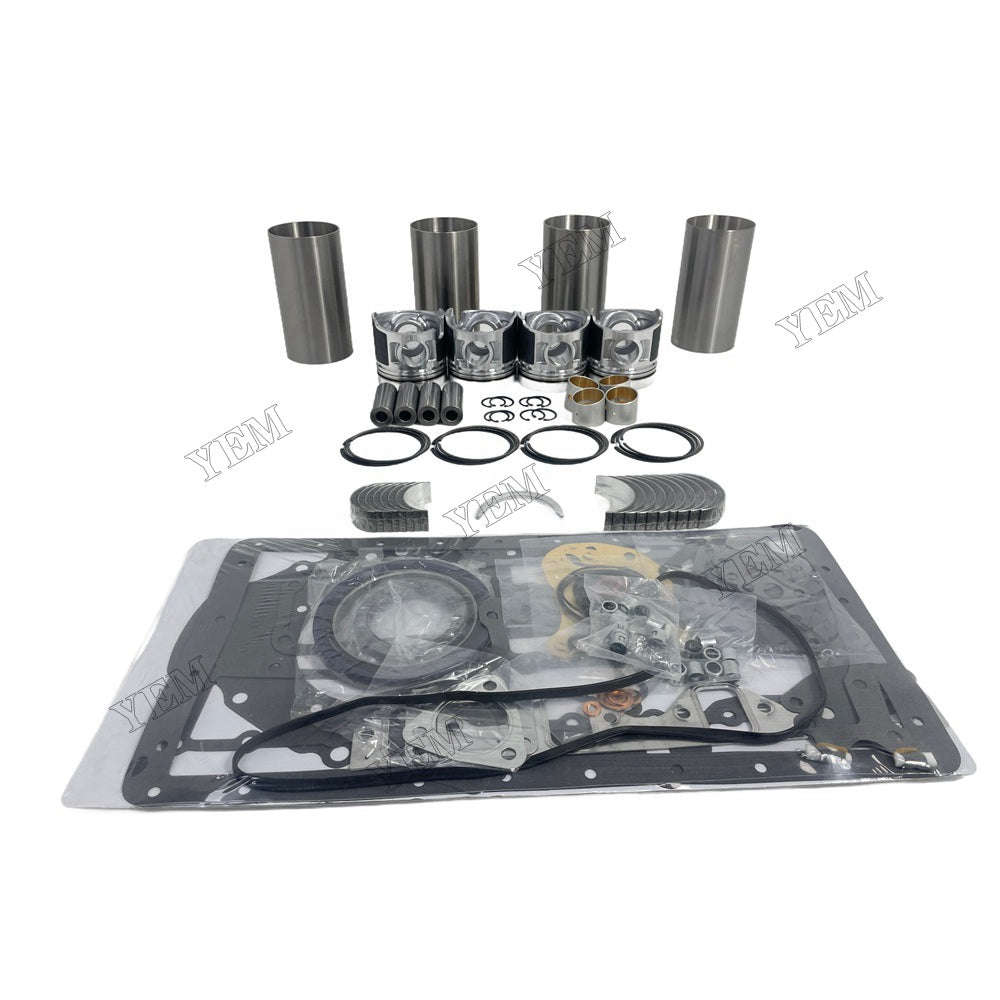 YEM Parts 4 PCS Overhaul Rebuild Kit With Gasket Set Bearing For Mitsubishi D04F Engine For Mitsubishi