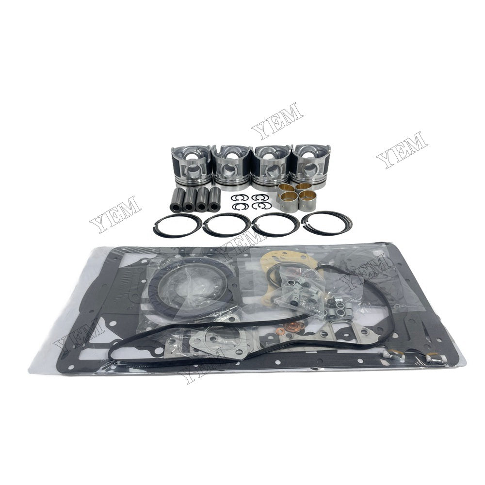 YEM Parts 4 PCS Piston Piston Ring Assembly Overhaul Kit For Mitsubishi D04F Engine For Mitsubishi