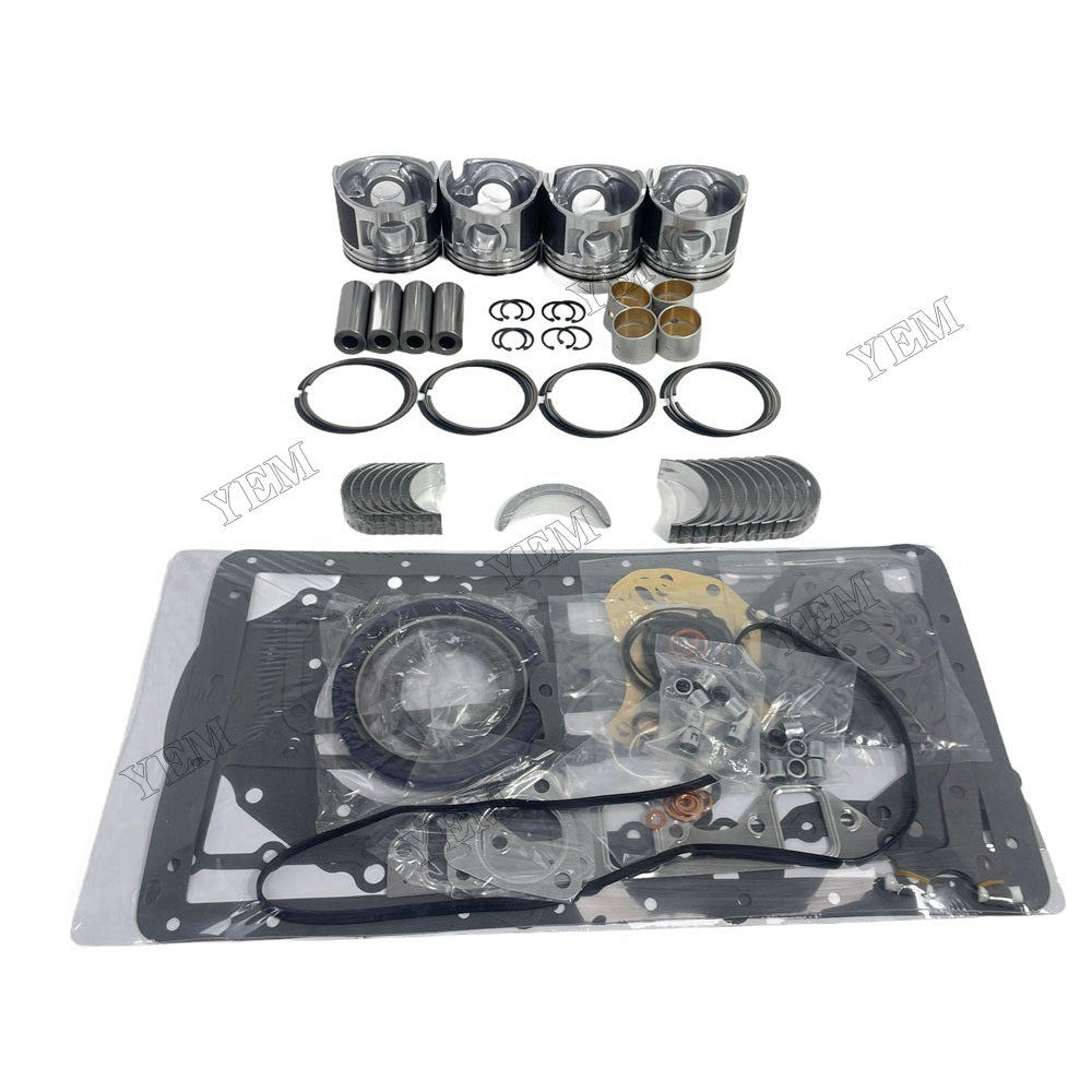 YEM Parts 4PCS Piston Ring Set Gakset Main Rod Bearings Washers For Mitsubishi D04F