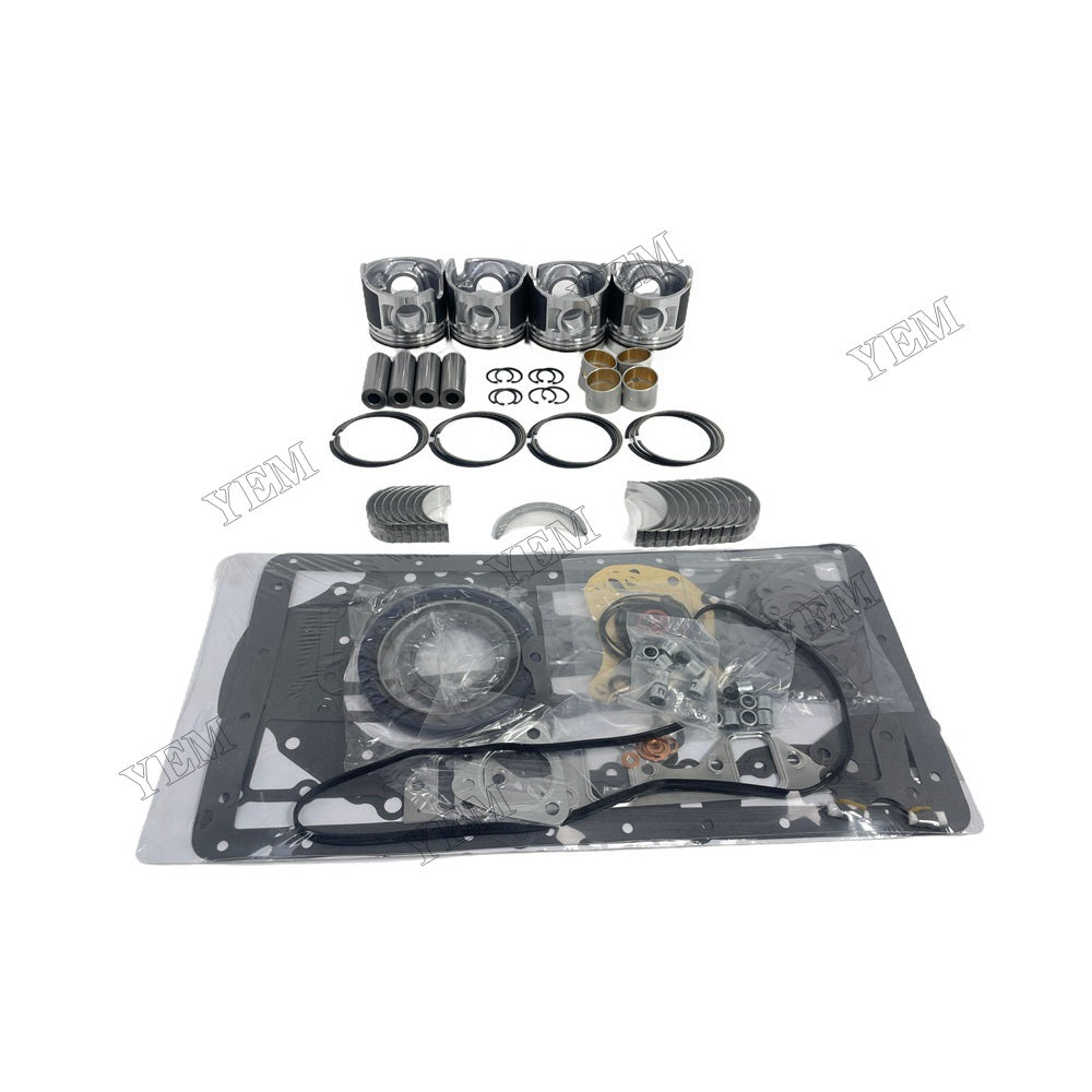 YEM Parts 4PCS Piston Ring Set Gakset Main Rod Bearings Washers For Mitsubishi D04F For Mitsubishi