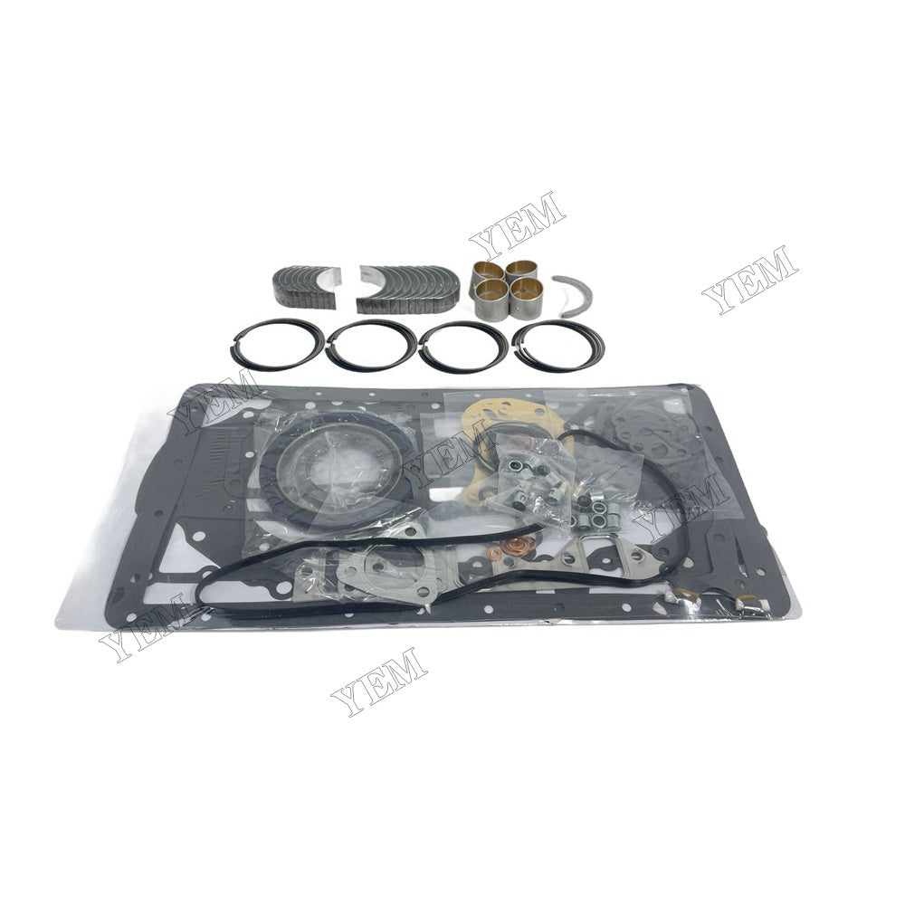 YEM Parts 4 PCS Piston Ring Overhaul Kit with Thrust Washers For Mitsubishi D04F Engine For Mitsubishi