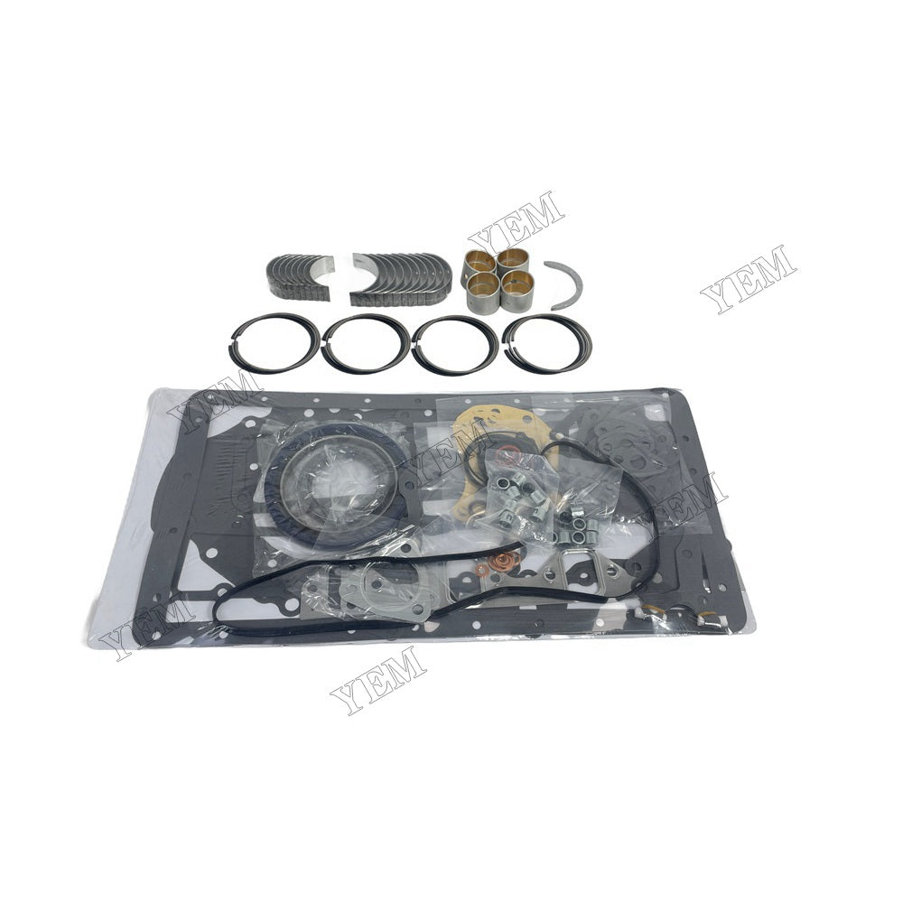 YEM Parts 4 PCS Piston Ring Overhaul Kit with Thrust Washers For Mitsubishi D04F Engine For Mitsubishi
