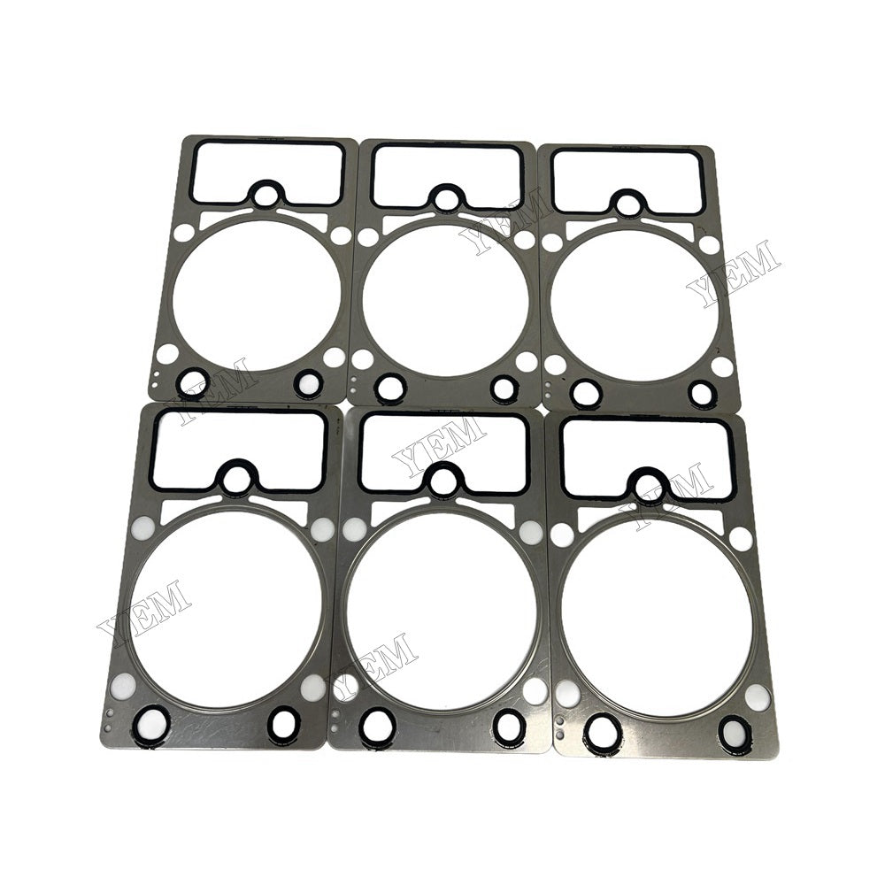 YEM Parts 02931478 Full Gasket Kit For Deutz BF6M1015 Engine Fuchs MHL 38 excavator For Deutz