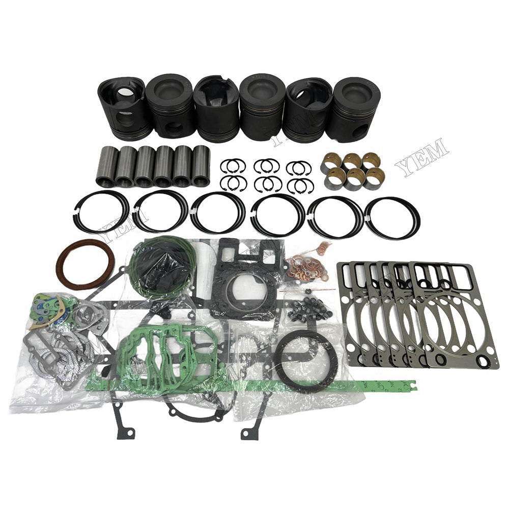 YEM Parts Piston Piston Ring Assembly Overhaul Kit For Deutz BF6M1015 Engine