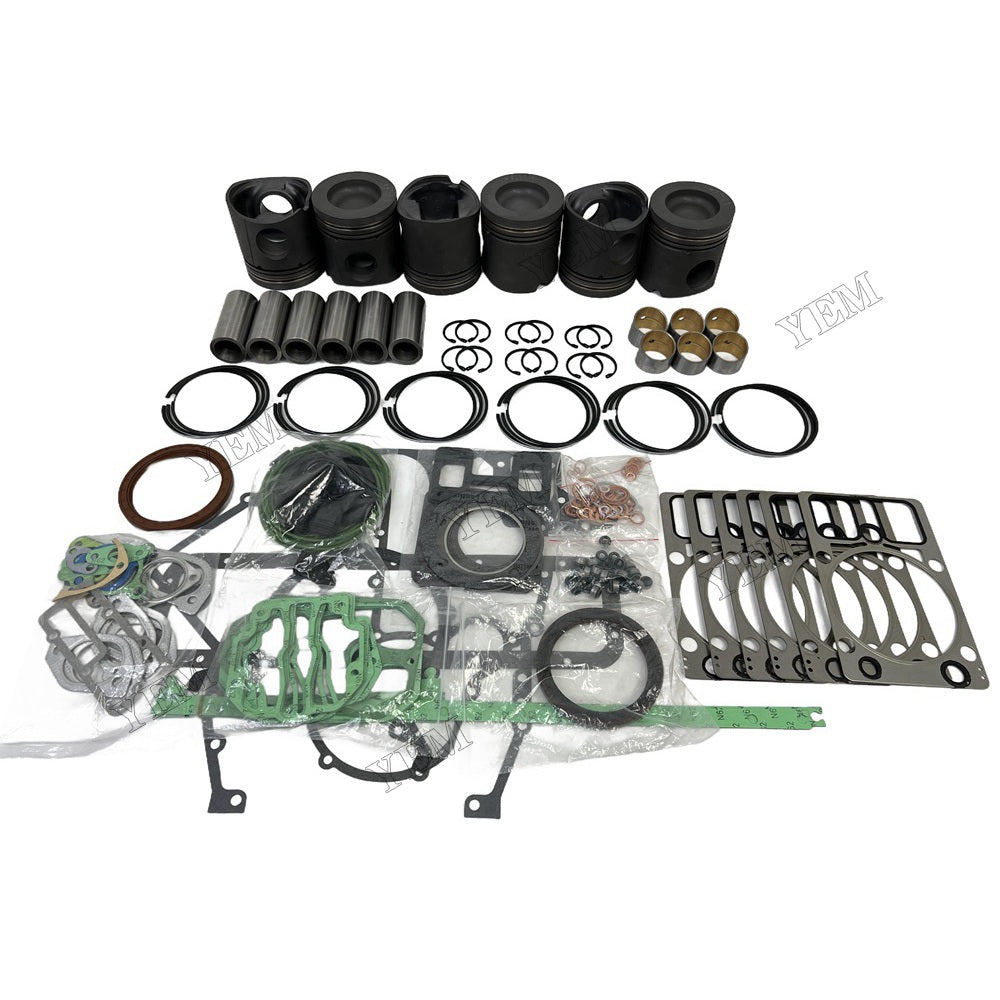 YEM Parts Piston Piston Ring Assembly Overhaul Kit For Deutz BF6M1015 Engine For Deutz