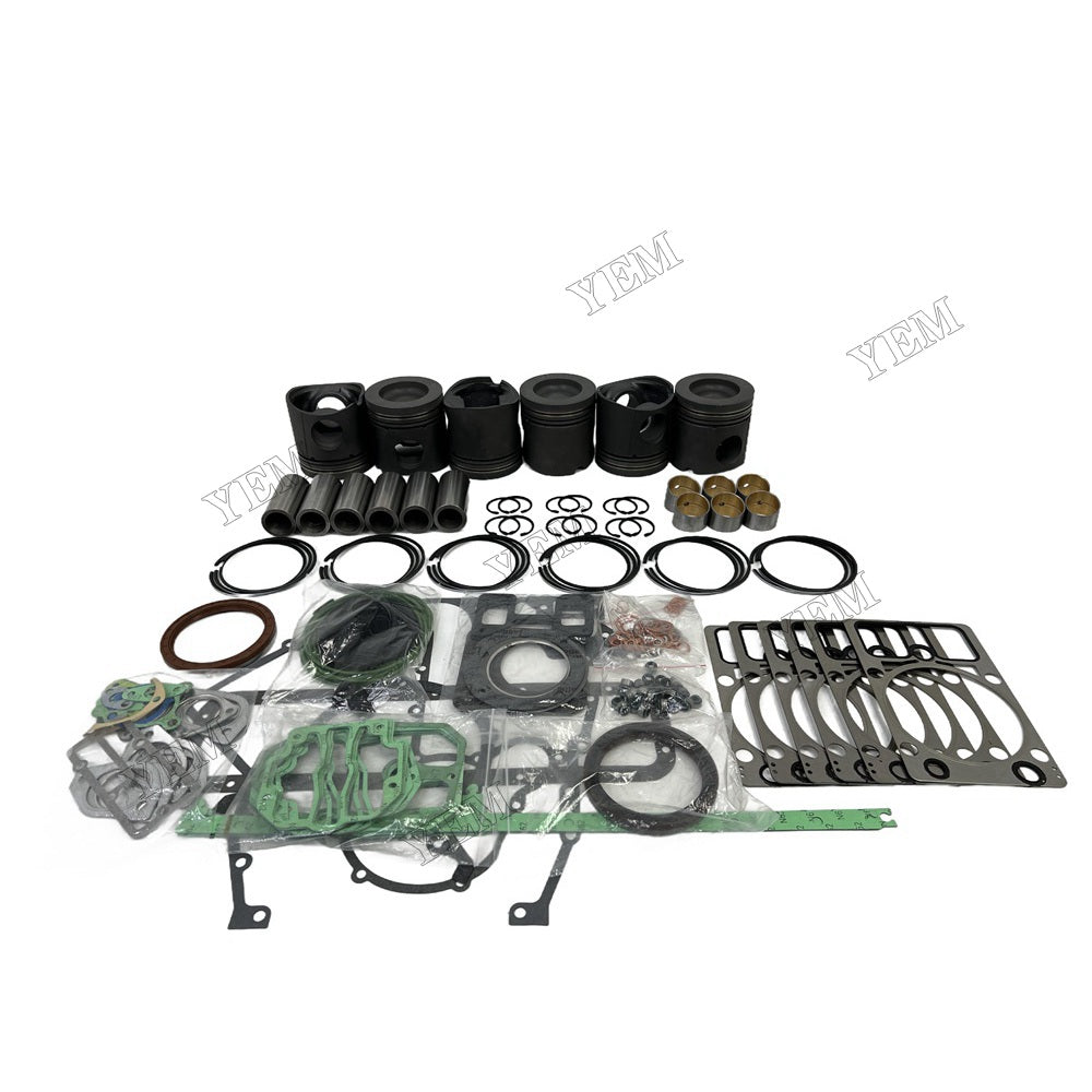 YEM Parts Piston Piston Ring Assembly Overhaul Kit For Deutz BF6M1015 Engine For Deutz