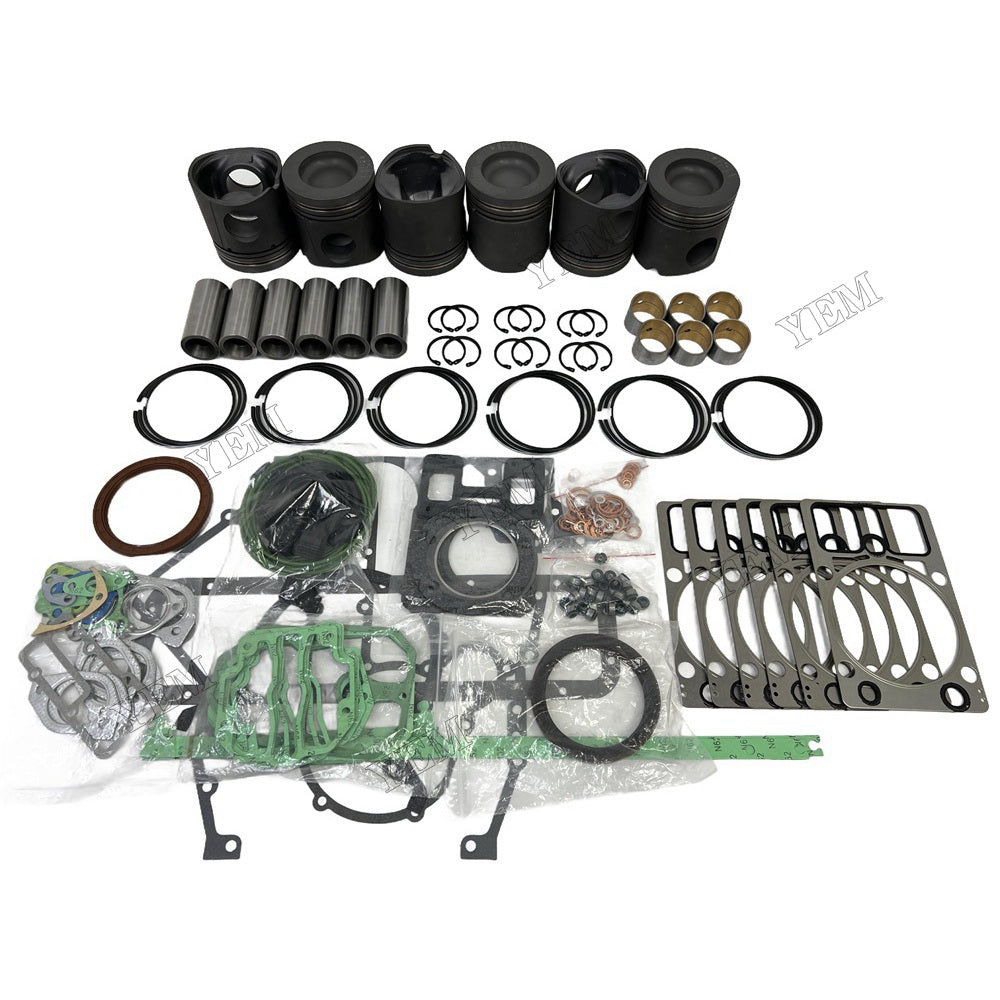 YEM Parts Piston Piston Ring Assembly Overhaul Kit For Deutz BF6M1015 Engine For Deutz