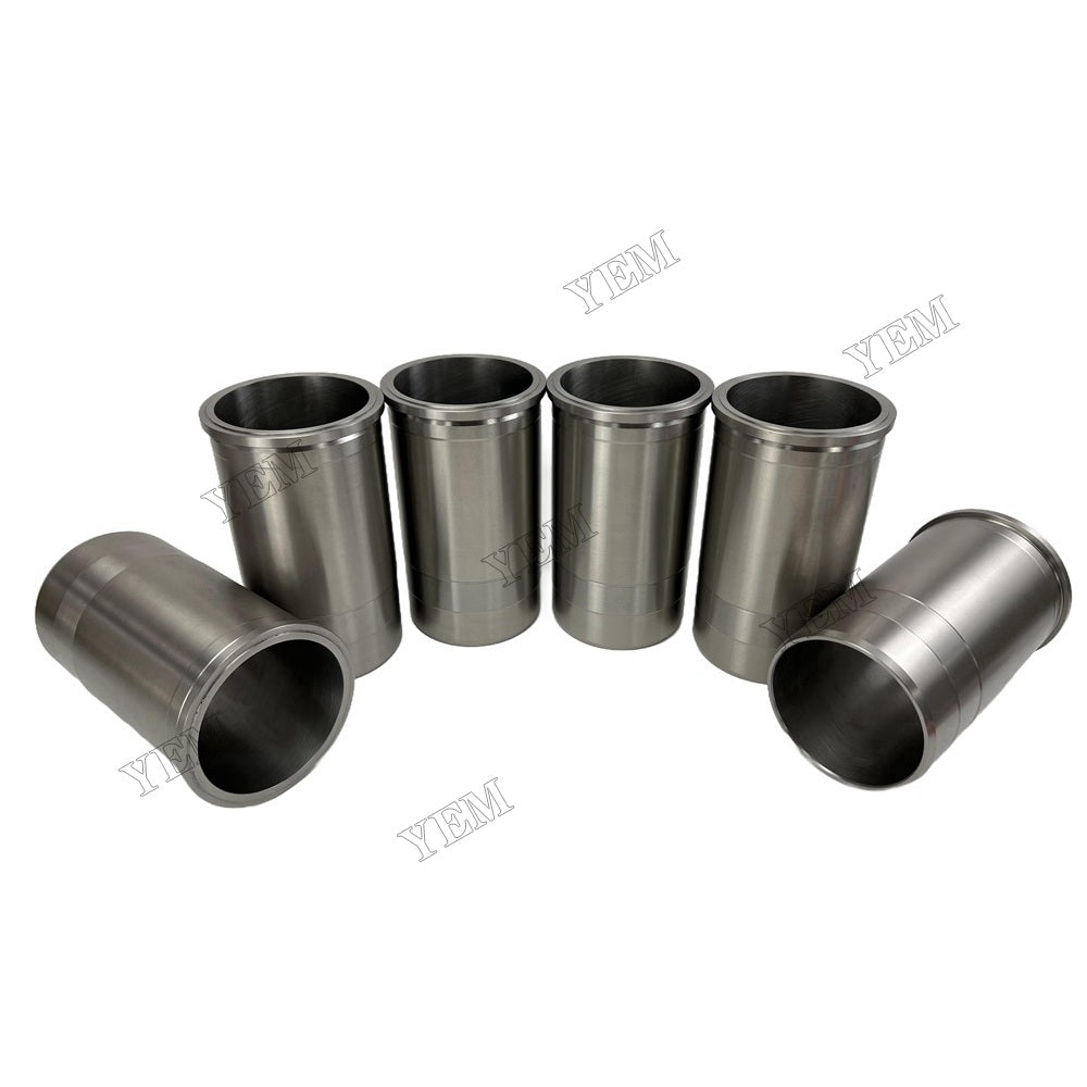 YEM Parts 6 PCS 04227079 Cylinder Liner For Deutz BF6M1015 Engine Fuchs MHL 38 excavator