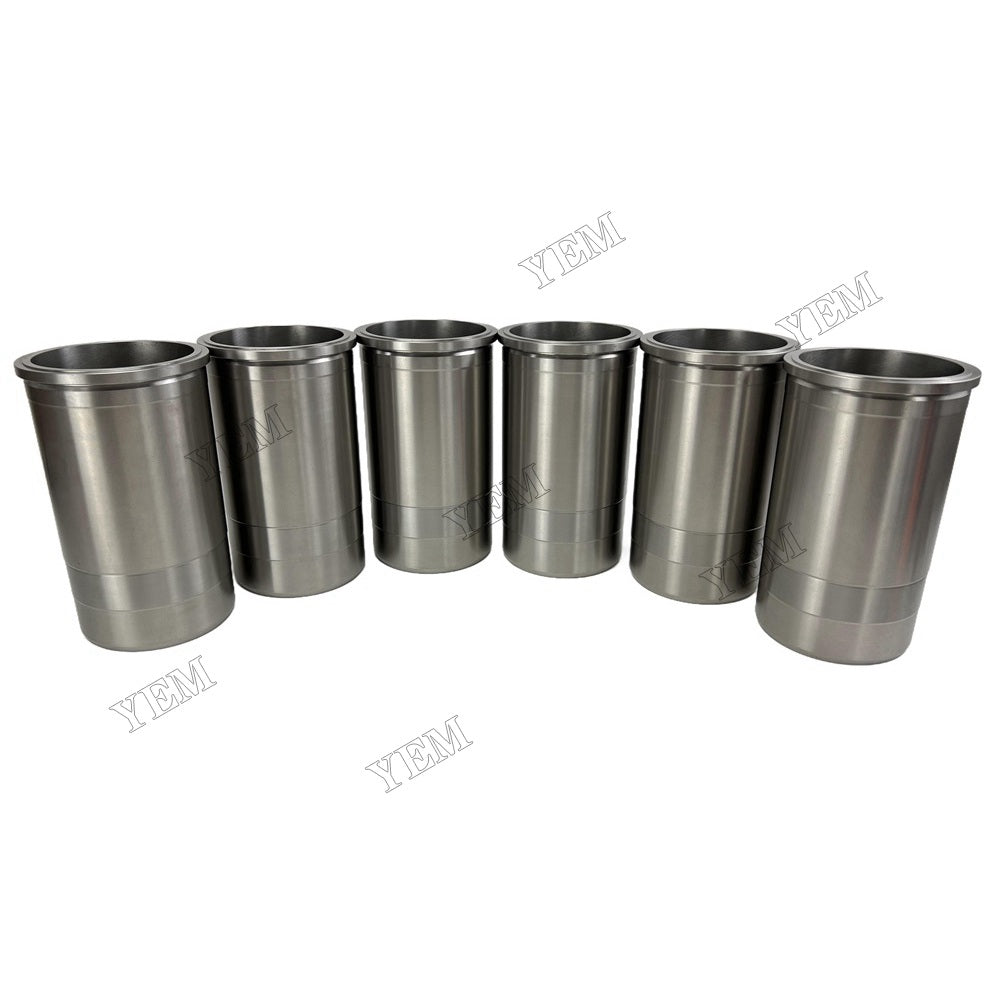 YEM Parts 6 PCS 04227079 Cylinder Liner For Deutz BF6M1015 Engine Fuchs MHL 38 excavator For Deutz