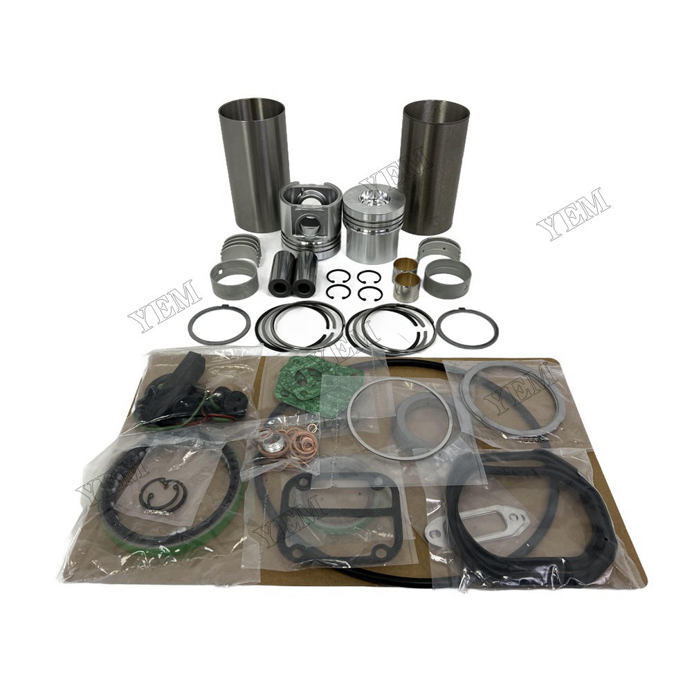 YEM Parts 2 PCS Overhaul Rebuild Kit With Gasket Set Bearing For Deutz F2L511 Engine