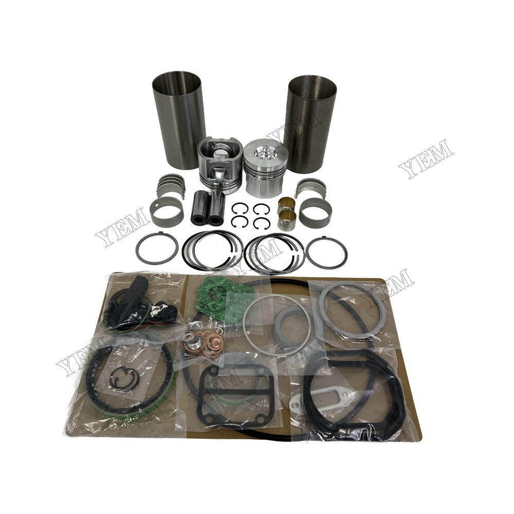 YEM Parts 2 PCS Overhaul Rebuild Kit With Gasket Set Bearing For Deutz F2L511 Engine For Deutz
