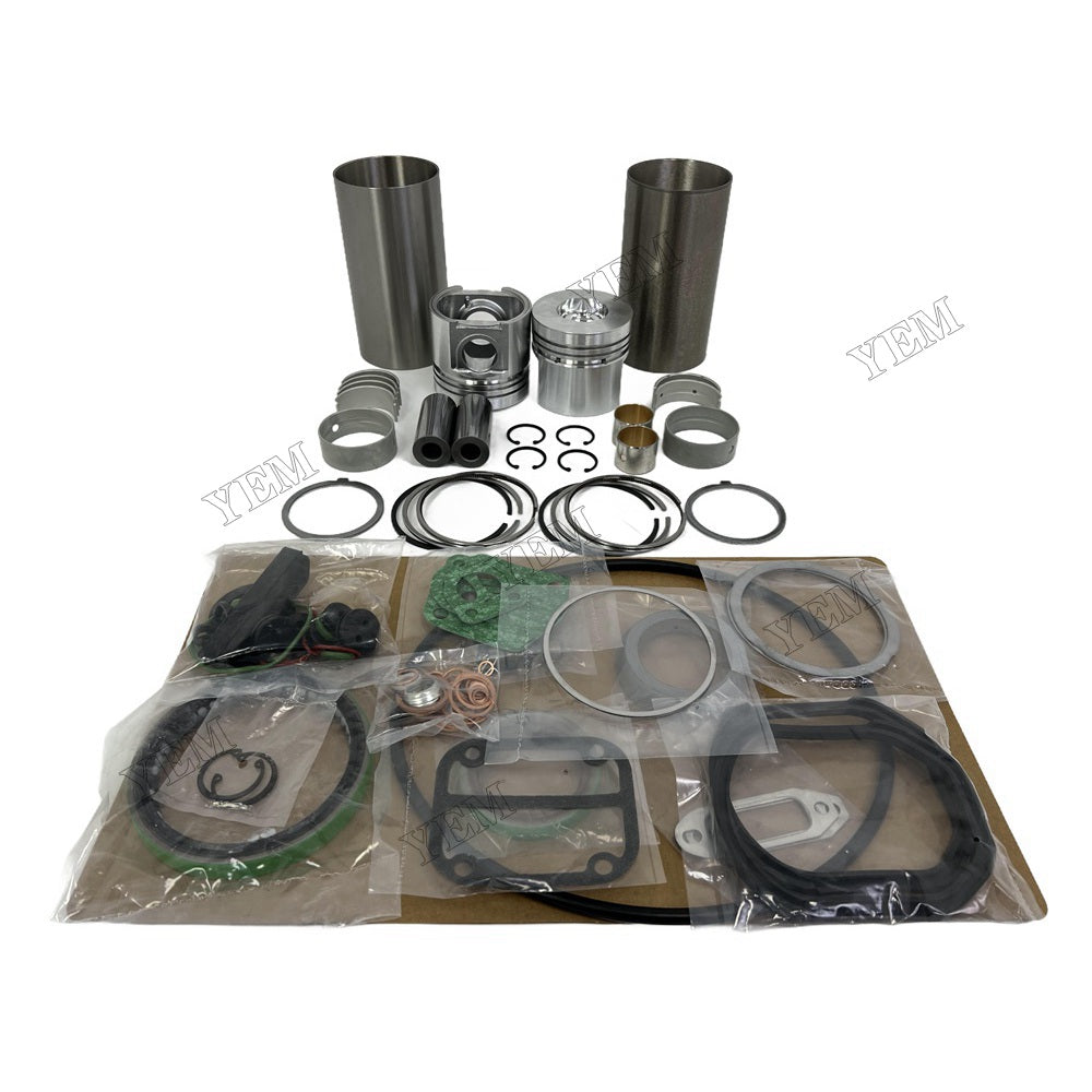 YEM Parts 2 PCS Overhaul Rebuild Kit With Gasket Set Bearing For Deutz F2L511 Engine For Deutz