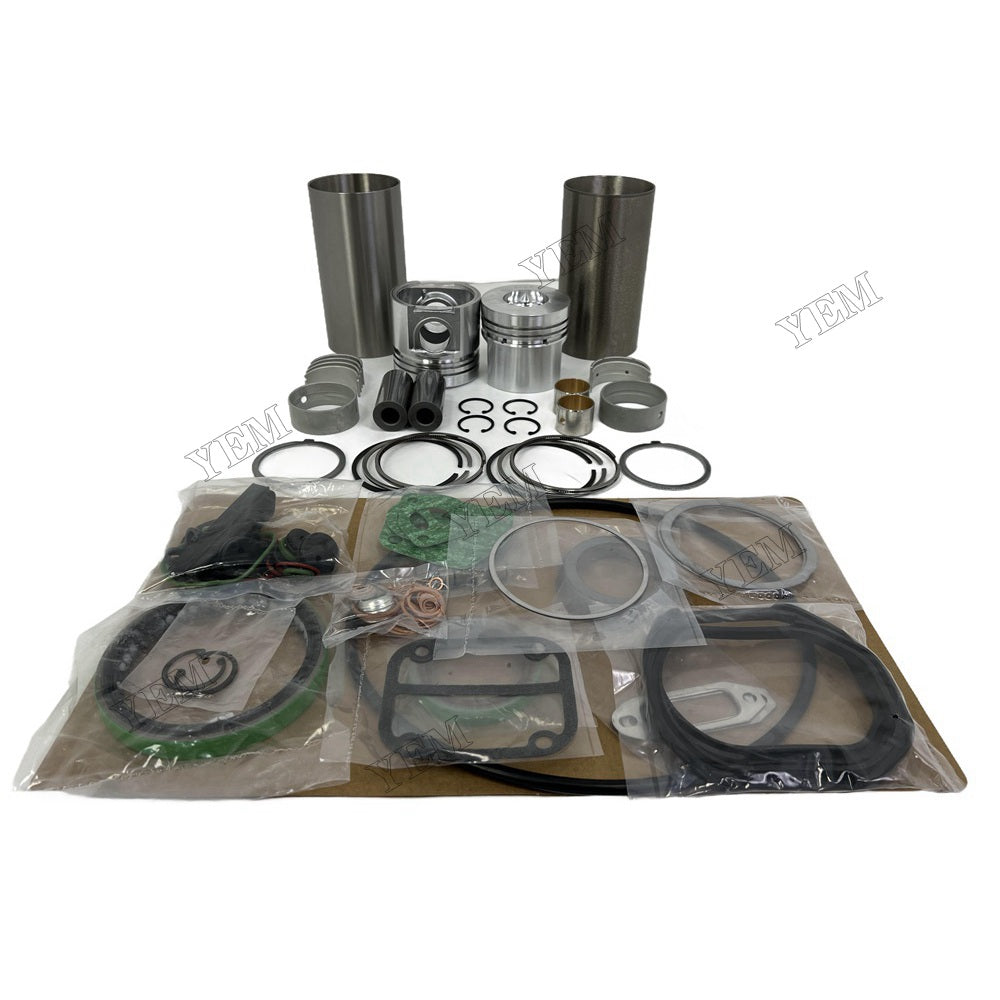 YEM Parts 2 PCS Overhaul Rebuild Kit With Gasket Set Bearing For Deutz F2L511 Engine For Deutz