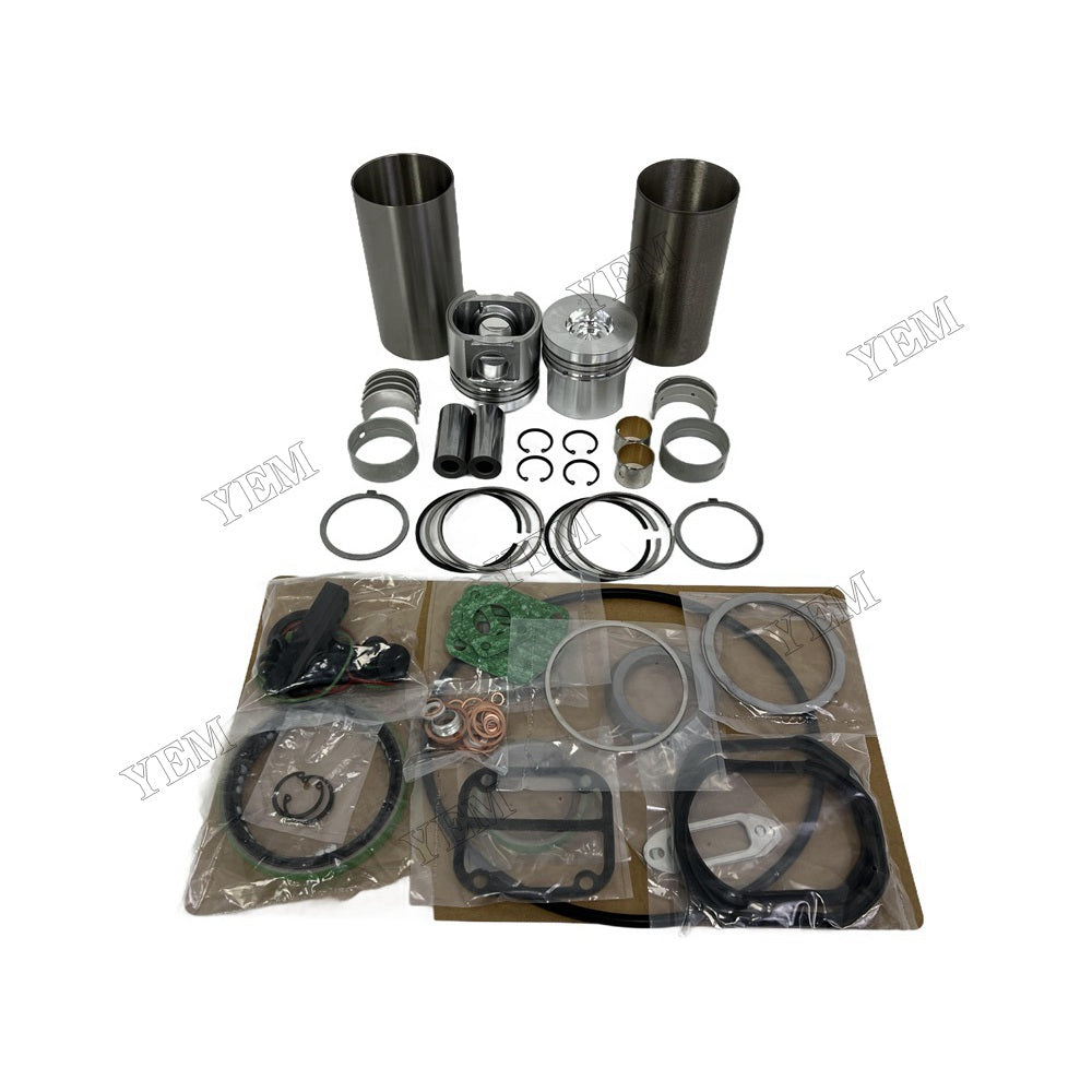 YEM Parts 2 PCS Overhaul Rebuild Kit With Gasket Set Bearing For Deutz F2L511 Engine For Deutz