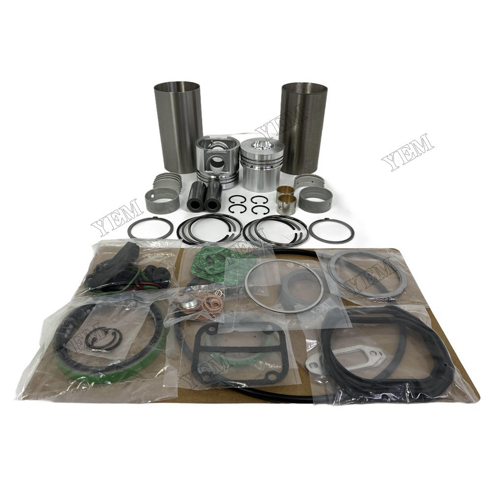 YEM Parts 2 PCS Overhaul Rebuild Kit With Gasket Set Bearing For Deutz F2L511 Engine For Deutz