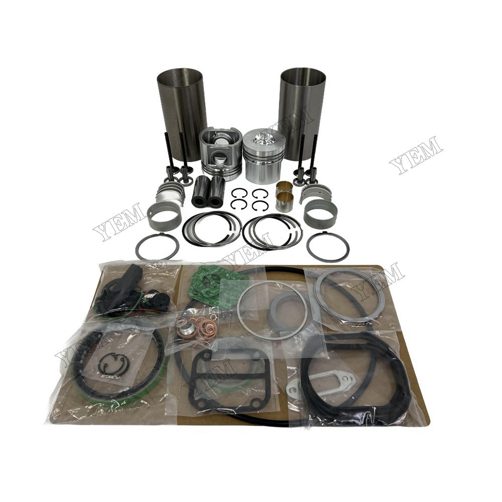 YEM Parts 2PCS Overhaul Rebuild Kit Gasket Set Bearing-Valve Train For Deutz F2L511 Engine