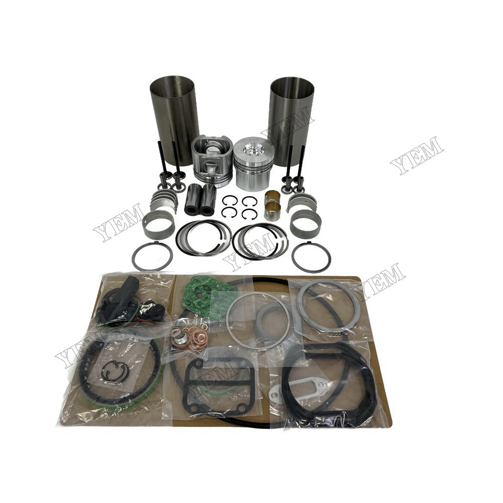 YEM Parts 2PCS Overhaul Rebuild Kit Gasket Set Bearing-Valve Train For Deutz F2L511 Engine For Deutz