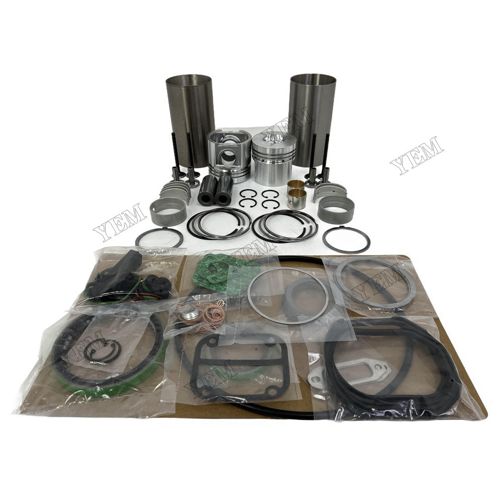 YEM Parts 2PCS Overhaul Rebuild Kit Gasket Set Bearing-Valve Train For Deutz F2L511 Engine For Deutz