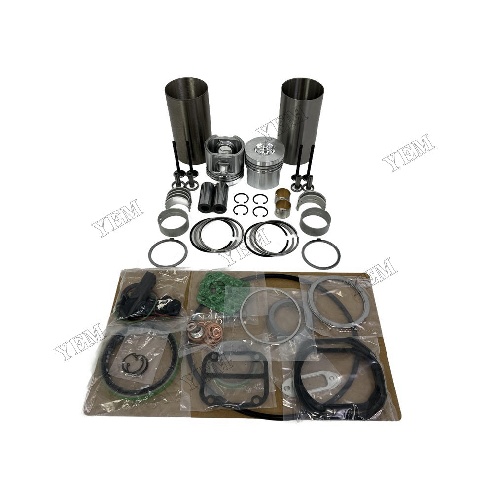 YEM Parts 2PCS Overhaul Rebuild Kit Gasket Set Bearing-Valve Train For Deutz F2L511 Engine For Deutz